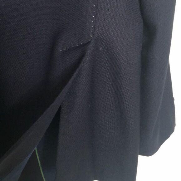 Maceoo Mens Navy Wool Blend Two-Button Blazer Jacket Size 44R - Picture 4 of 7